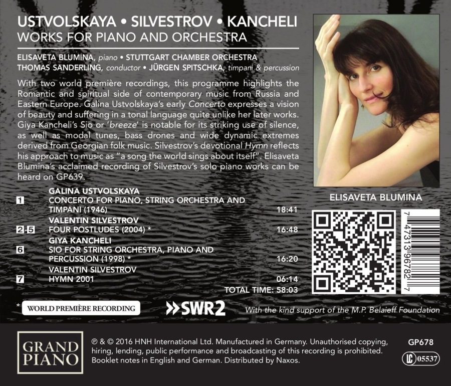 Works for Piano and Orchestra: Ustvolskaya, Silvestrov, Kancheli - slide-1