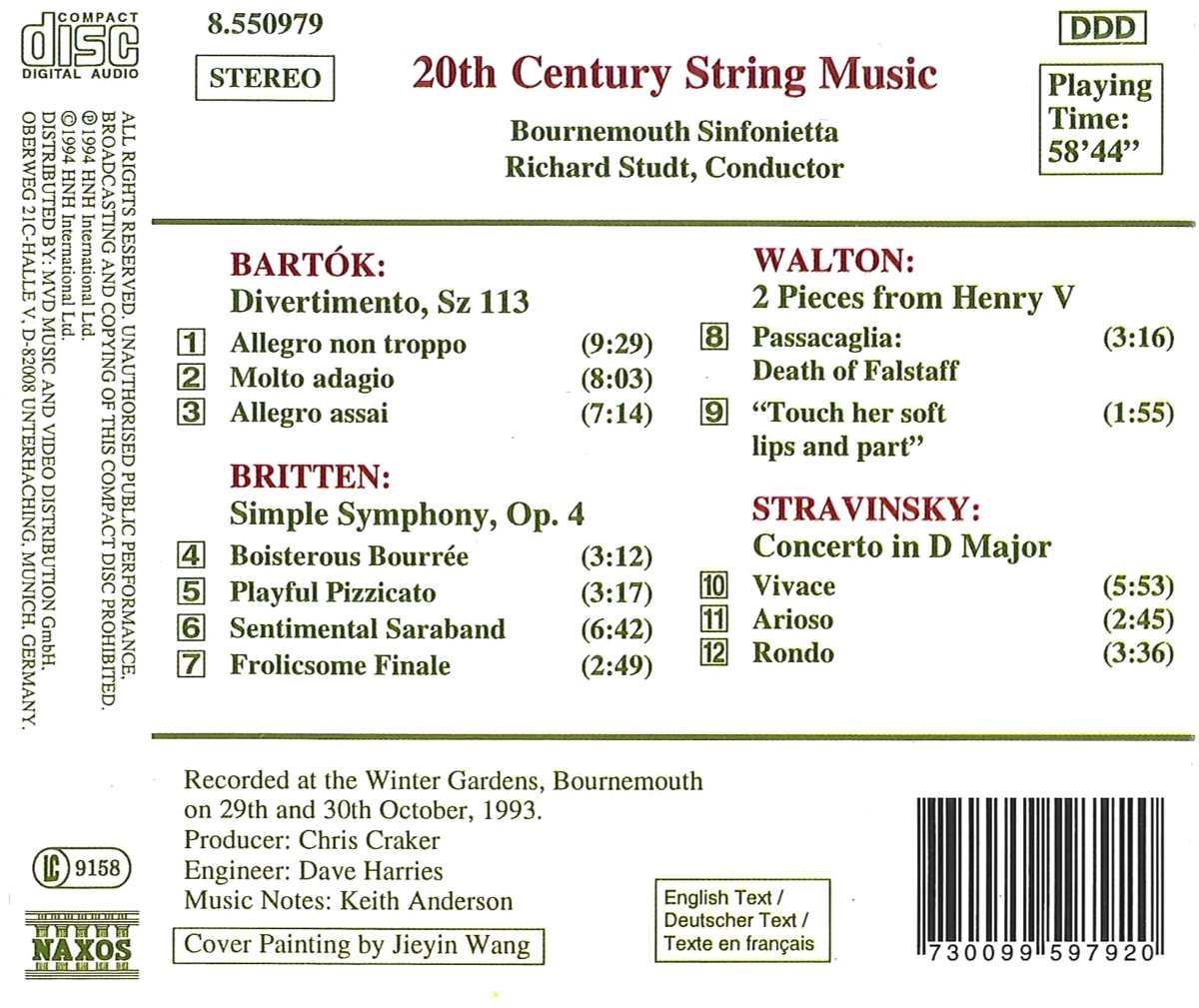 20TH CENTURY STRING MUSIC - slide-1