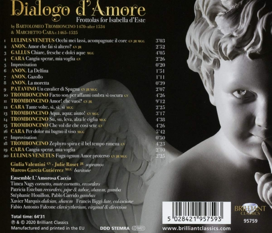 Dialogo d'Amore, Frottolas for Isabella d'Este - slide-1
