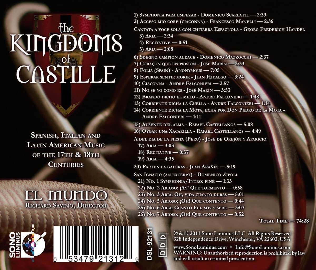 The Kingdoms of Castille: Mazzocchi, Falconieri, Hidalgo, Marin, Zipoli - slide-1