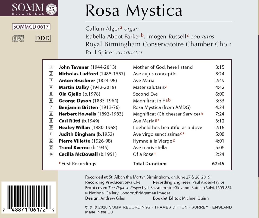 Rosa Mystica - Musical Portraits of the Blessed Virgin Mary - slide-1