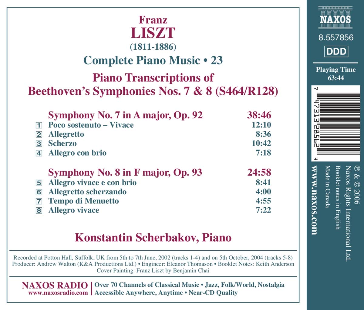 LISZT: Piano Music Vol. 23 - slide-1