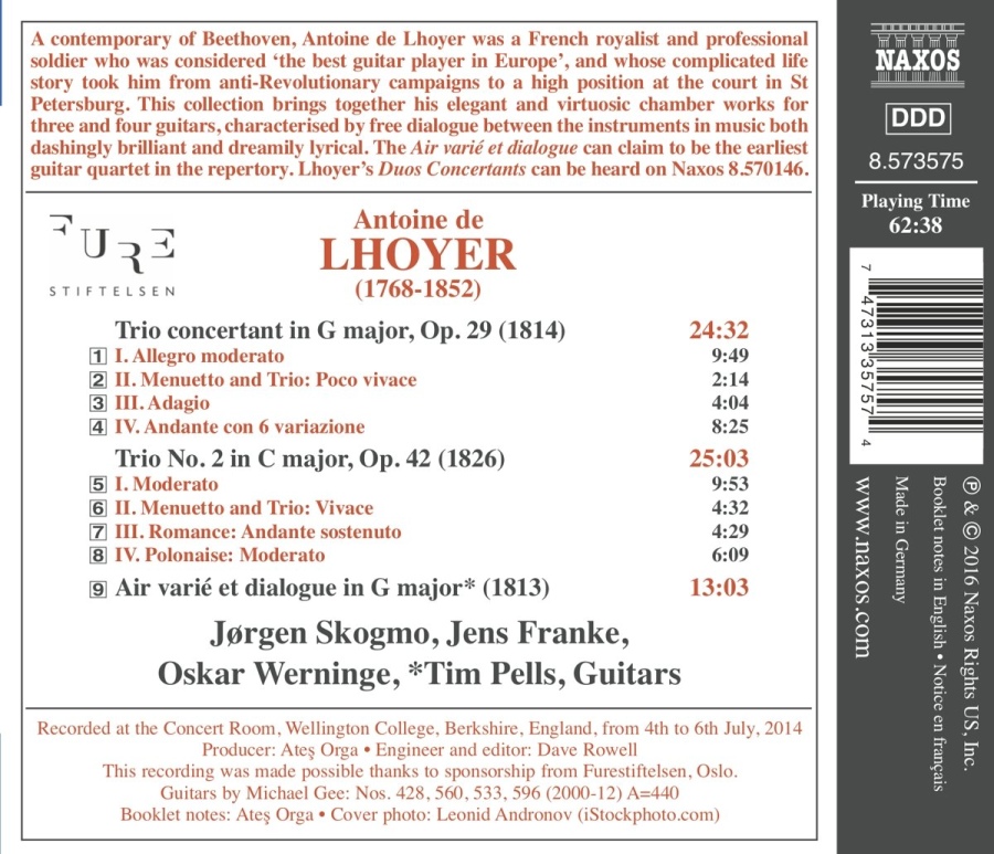 Lhoyer: Complete Works for Guitar Trio and Quartet - slide-1