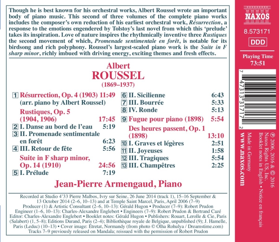 Roussel: Piano Music Vol. 2 - slide-1