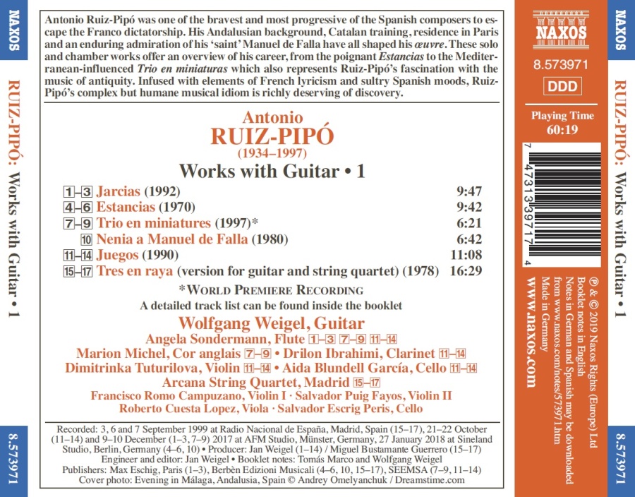 Ruiz-Pipó: Works with Guitar Vol. 1 - slide-1