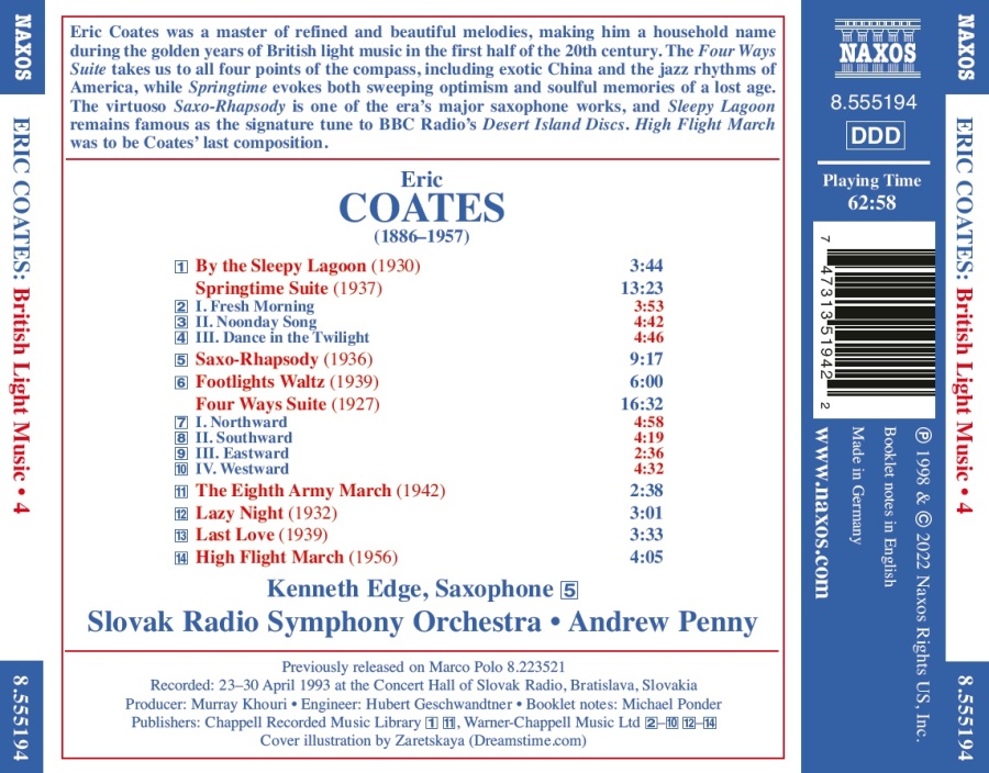 Coates: Springtime Suite - British Light Music Vol. 4 - slide-1