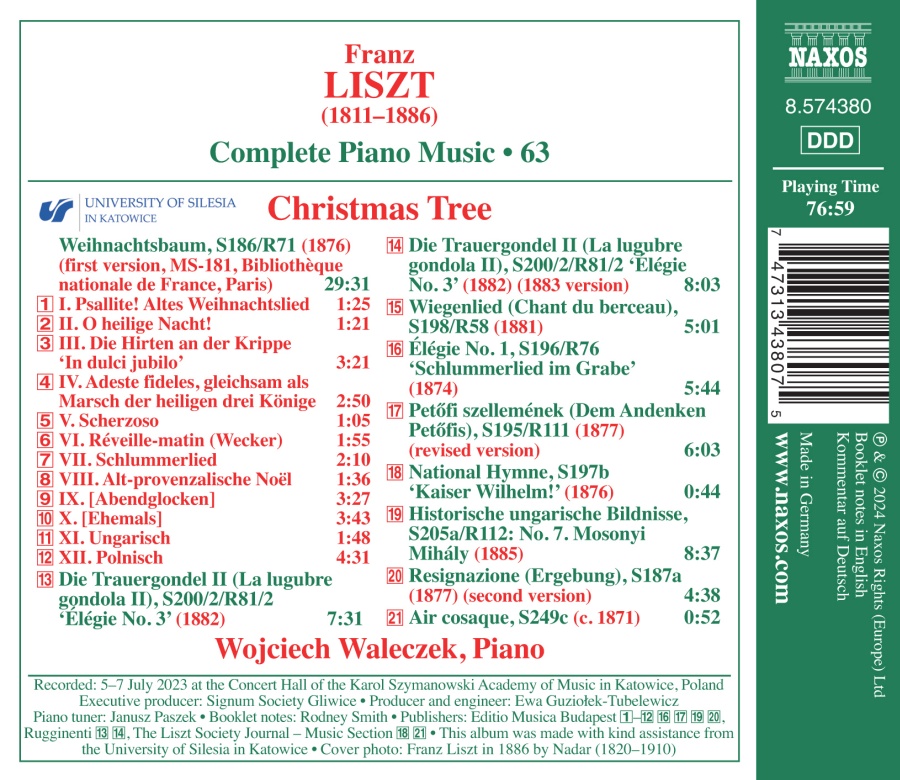 Liszt: Complete Piano Music 63 - Weihnachtsbaum - slide-1