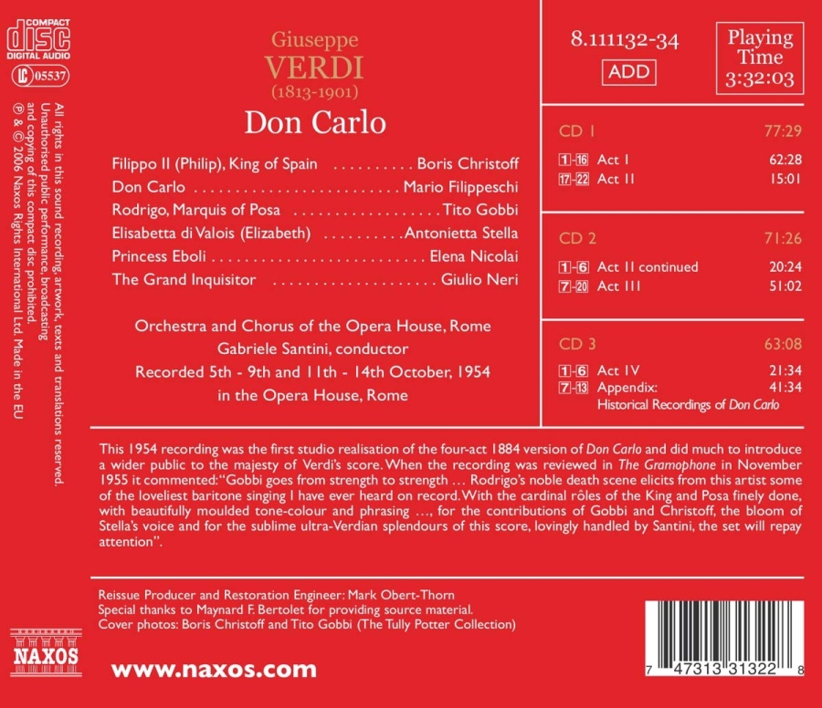 Verdi: Don Carlo, 1954 - slide-1