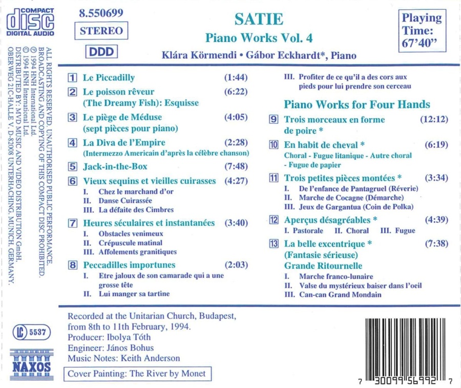Satie: Piano Works Vol. 4 - slide-1