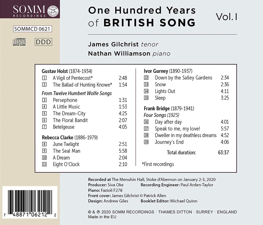 One Hundred Years of British Song, Vol. 1 - slide-1