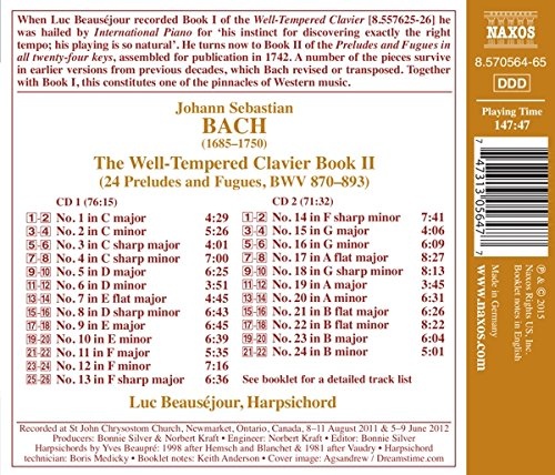 Bach: The Well-Tempered Clavier, Book II - slide-1