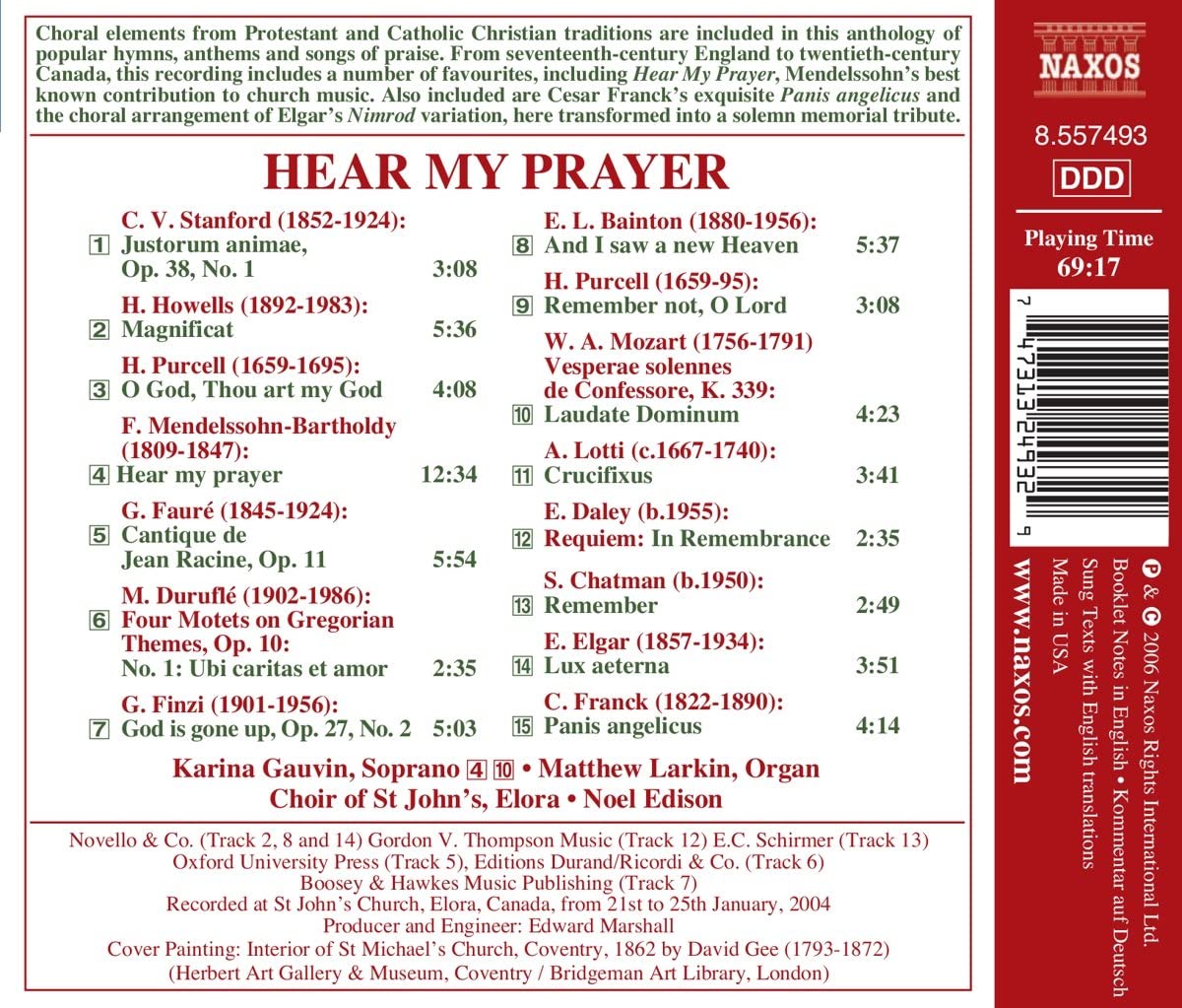 HEAR MY PRAYER - Hymns and Anthems - slide-1