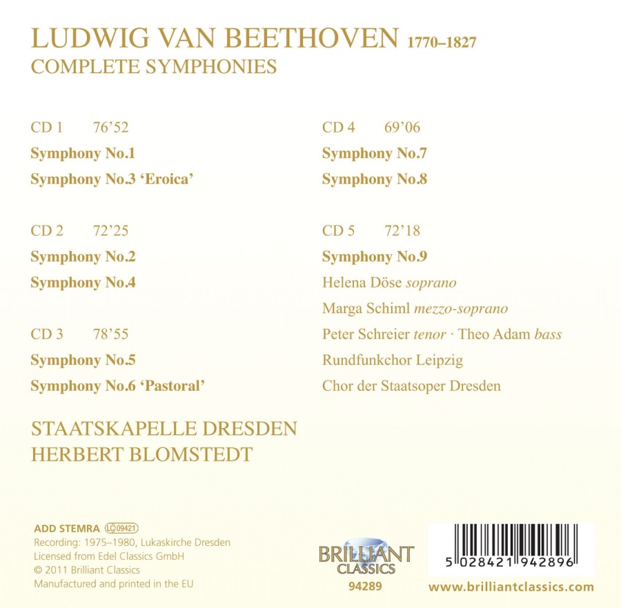 Beethoven: Complete Symphonies 1-9 - slide-1