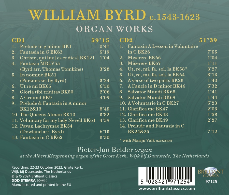 Byrd: Organ Works - slide-1