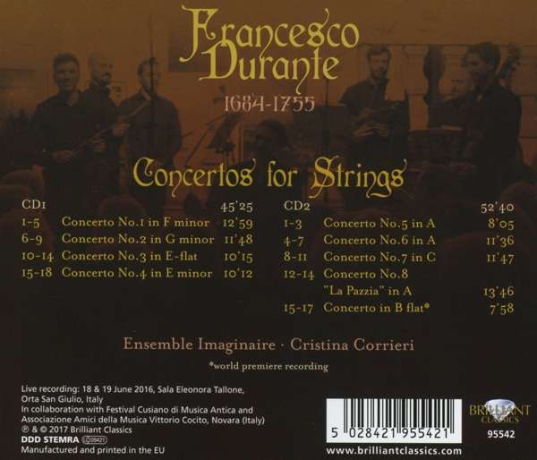 Durante: Concertos for Strings - slide-1