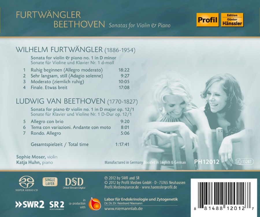 Furtwängler & Beethoven: Violin Sonatas - slide-1