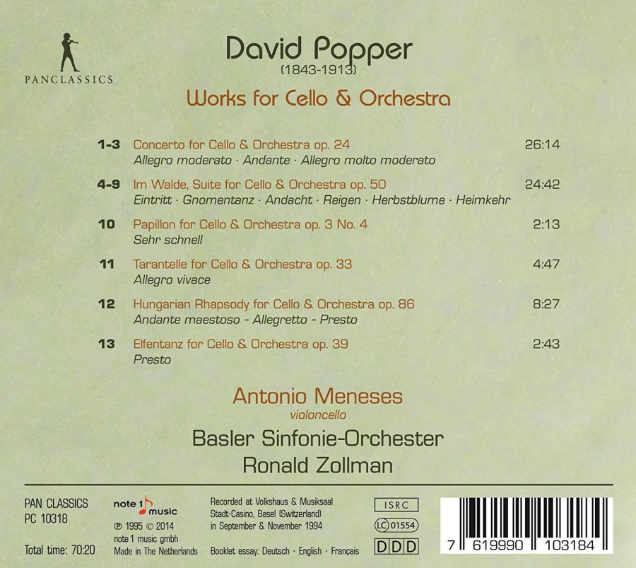Popper: Works for Cello & Orchestra - slide-1