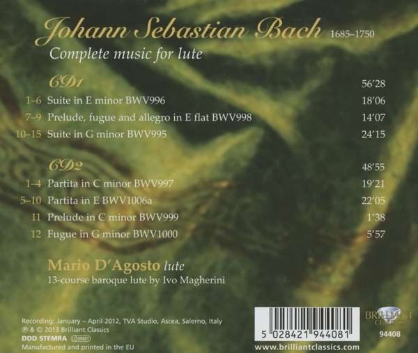 Bach: Complete Music for Lute - slide-1