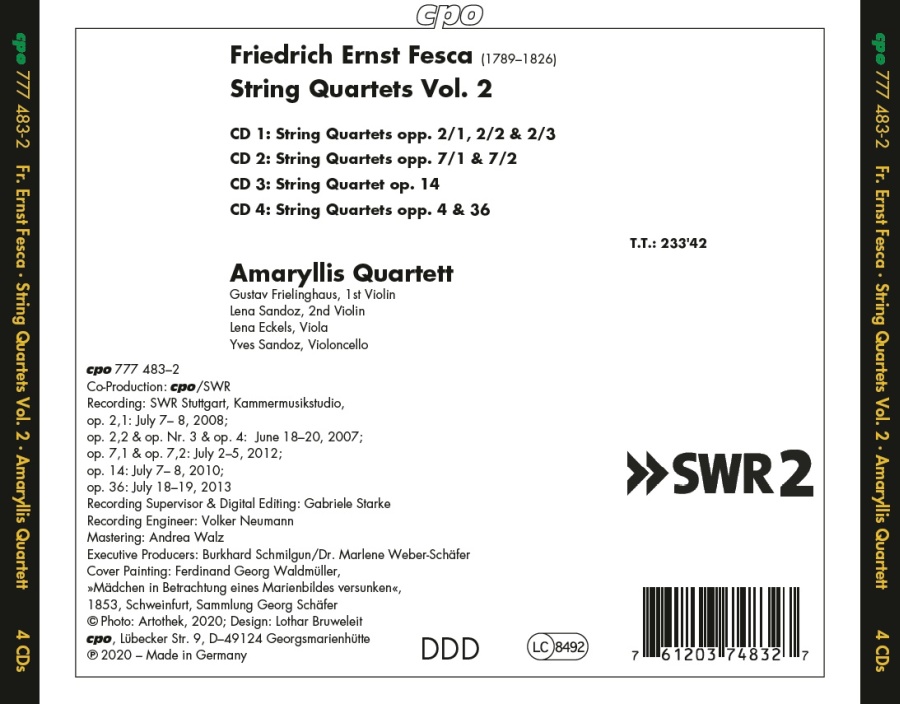 Fesca: Complete String Quartets Vol. 2 - slide-1