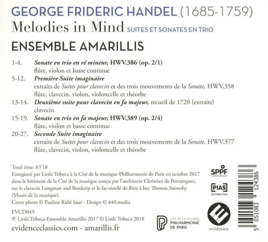 Handel: Melodies in Mind - Suites & Trio Sonatas - slide-1
