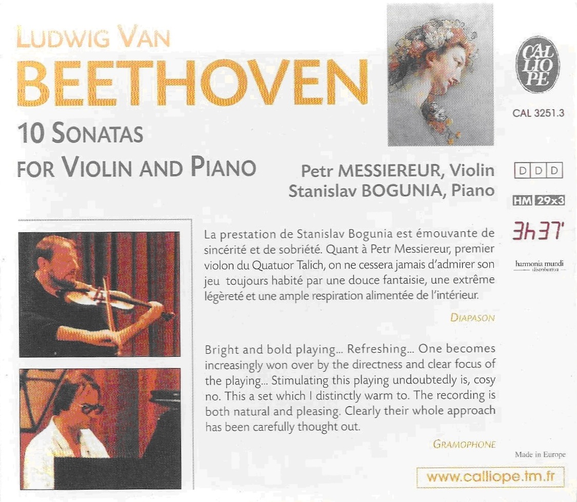 Beethoven: 10 Sonatas for Violin and Piano - slide-1