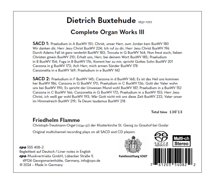 Buxtehude: Complete Organ Works Vol. III - slide-1