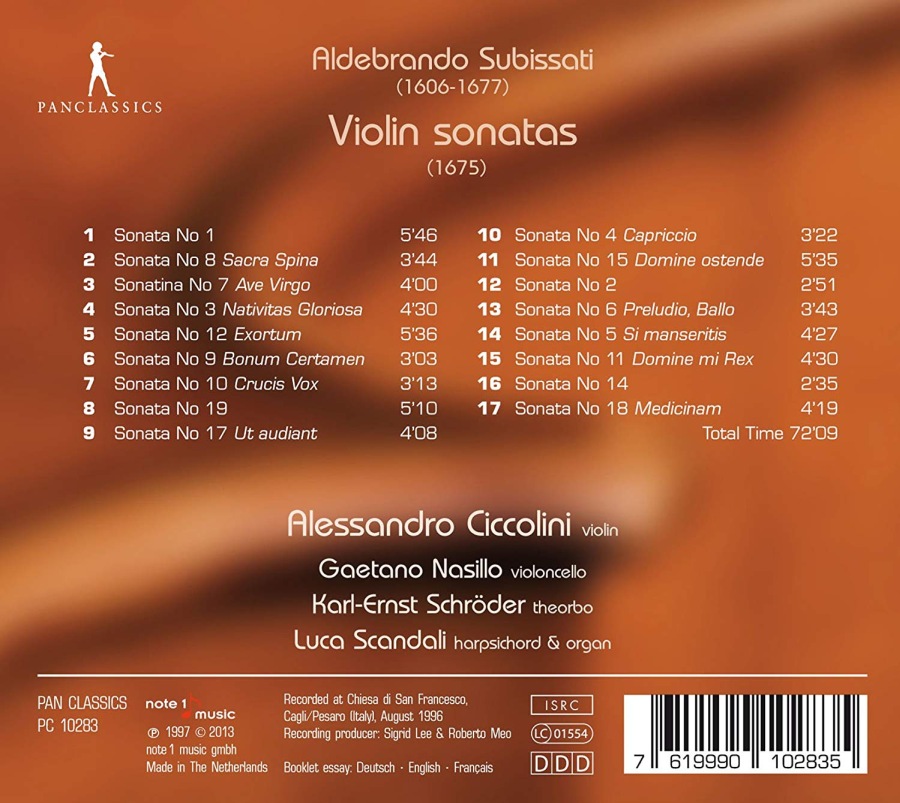 Subissati: Violin Sonatas - slide-1