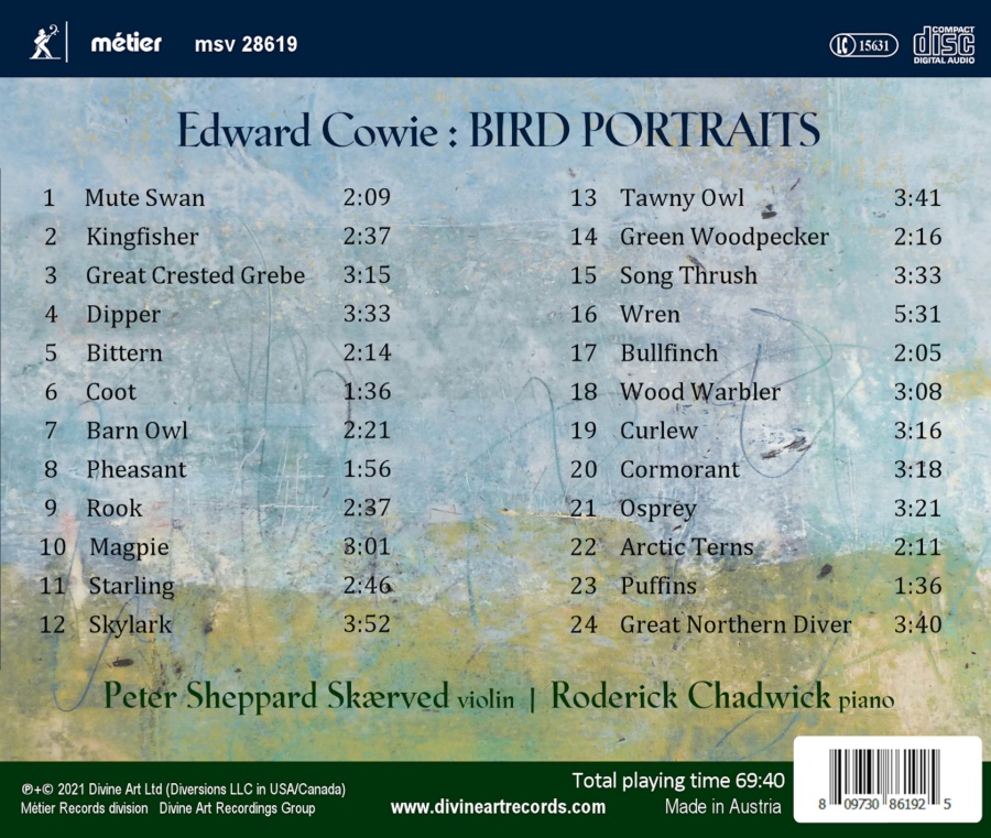 Cowie: Bird Portraits - slide-1