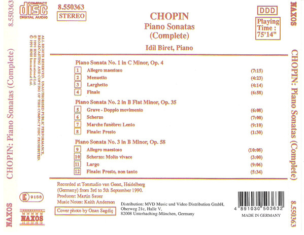 Chopin: Piano Sonatas - slide-1