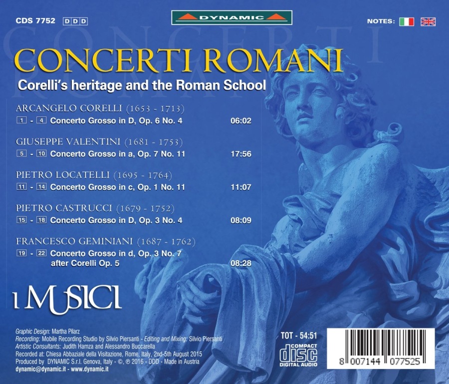 Concerti Romani - Corelli; Valentini; Locatelli; Castrucci; Geminiani - slide-1