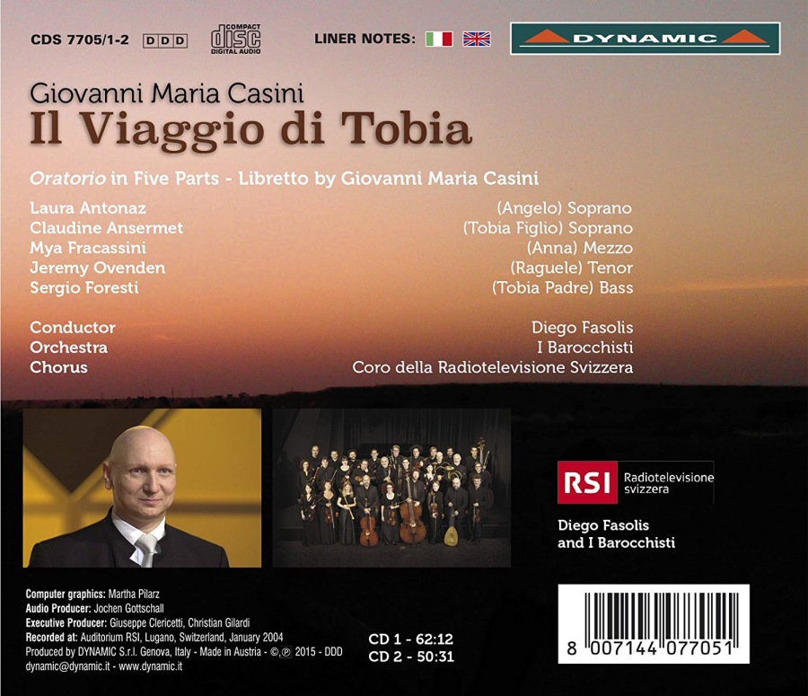 Casini: Il Viaggio di Tobia, Oratorio - slide-1