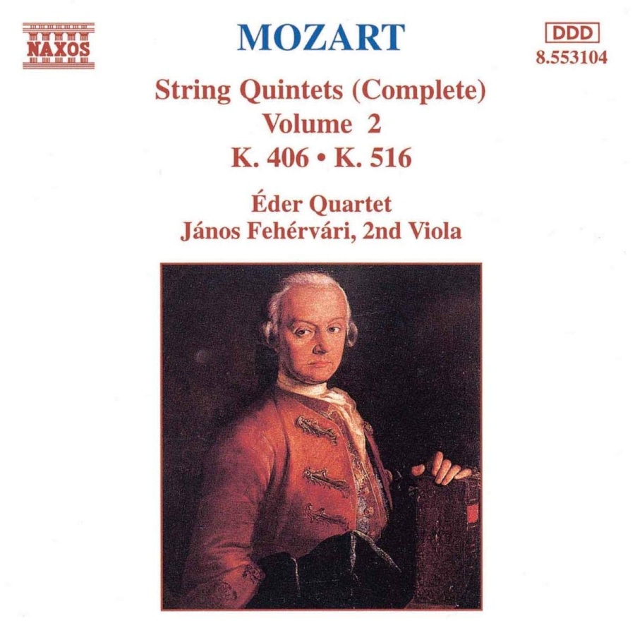 MOZART: String Quintets Vol. 2, K. 406 and K. 516