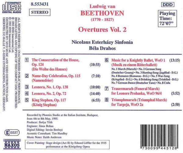 BEETHOVEN: Overtures vol. 2 - slide-1