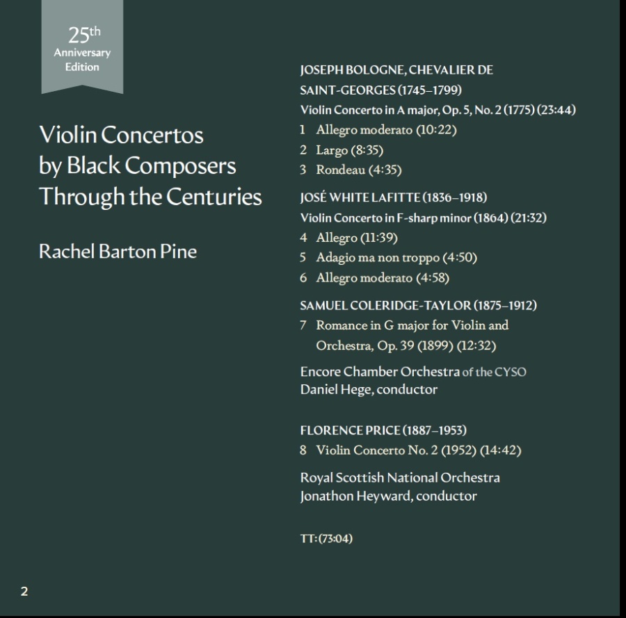 Violin Concertos by Black Composers - slide-1
