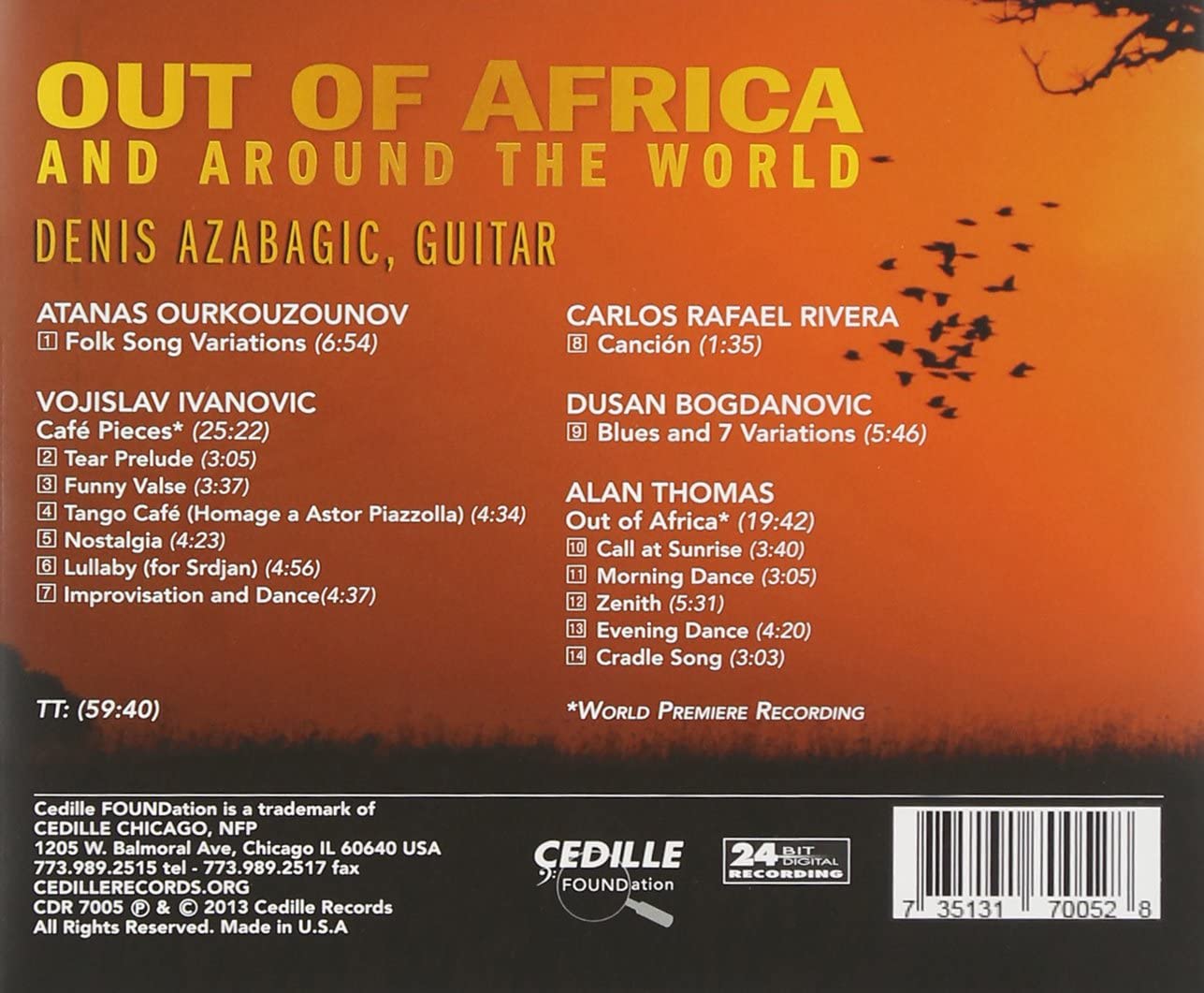 Out of Africa - V. Ivanovic, C. Rafael, Relivera, D. Bogdanovic, A. Thomas - slide-1