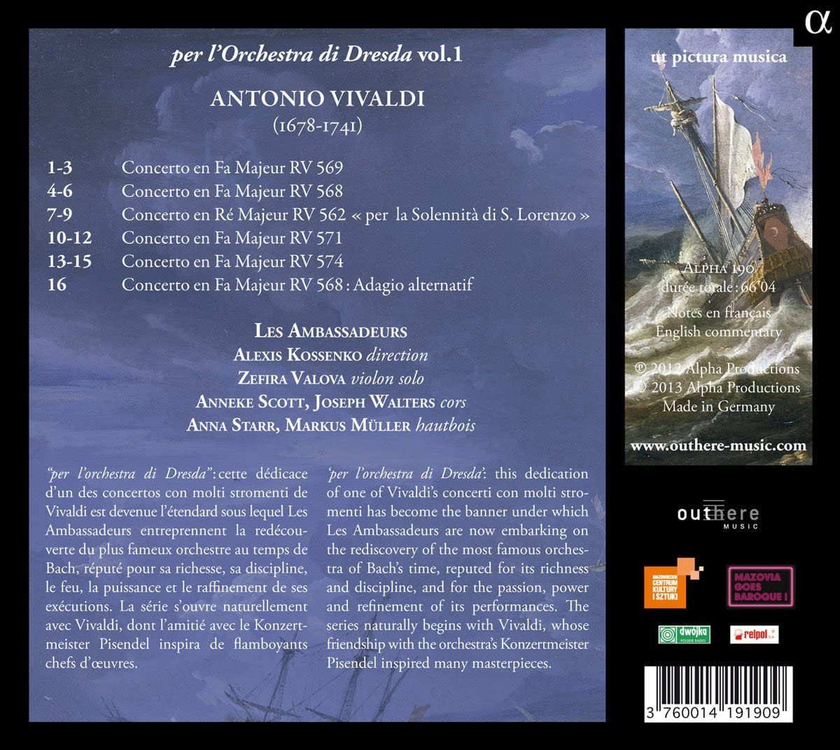 VIVALDI Concerti per l’Orchestra di Dresda - slide-1