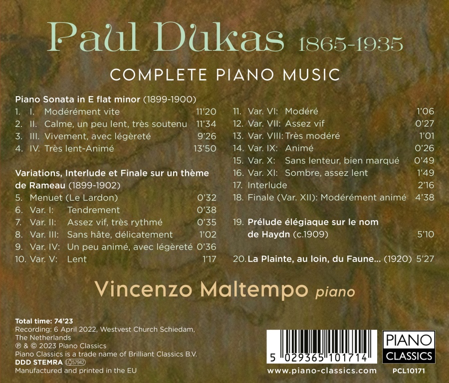 Dukas: Complete Piano Music - slide-1