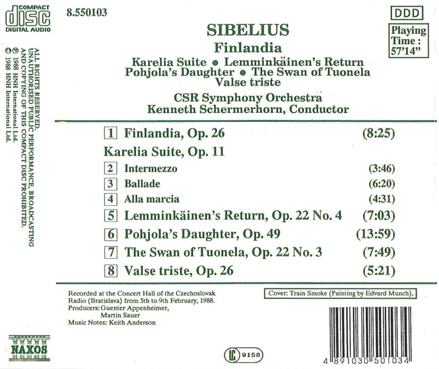 Sibelius: Finlandia, Karelia Suites - slide-1