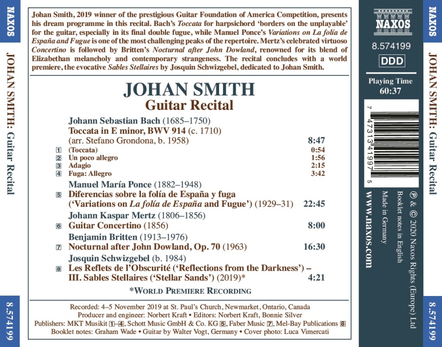 Guitar Laureate Recital Johan Smith - slide-1