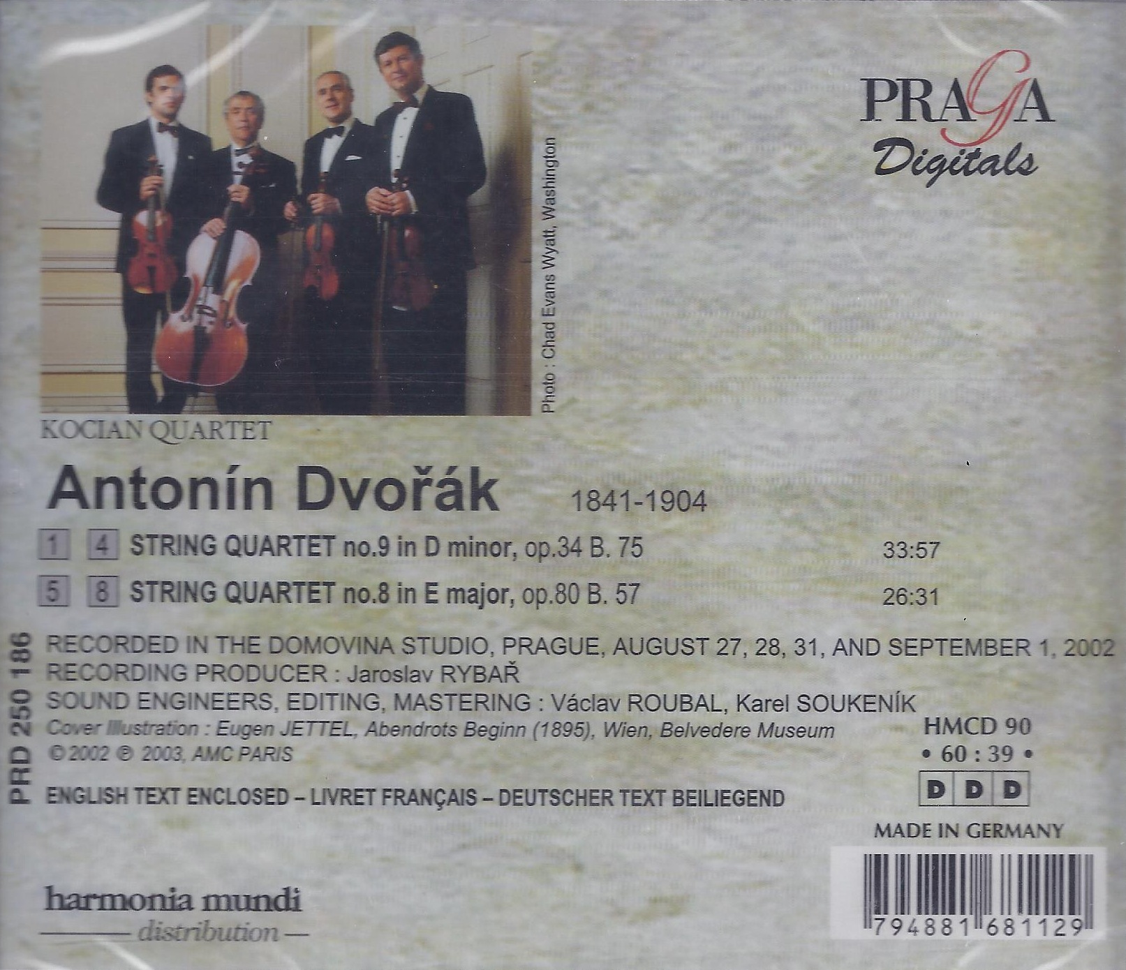 Dvorak: String Quartets op. 34, 80 - slide-1