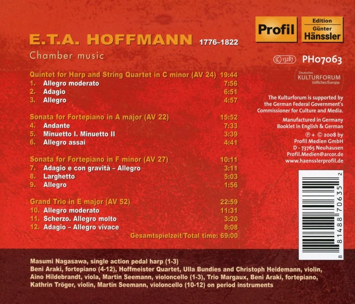 Hoffmann E. T. A.: Chamber music - slide-1