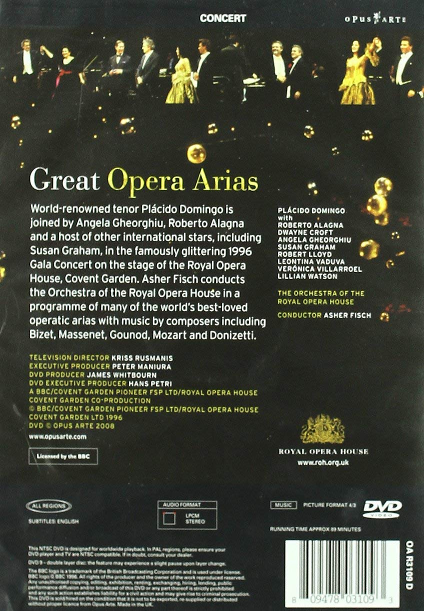 Great Opera Arias - Gala Concert, Covent Garden, 1996 - slide-1