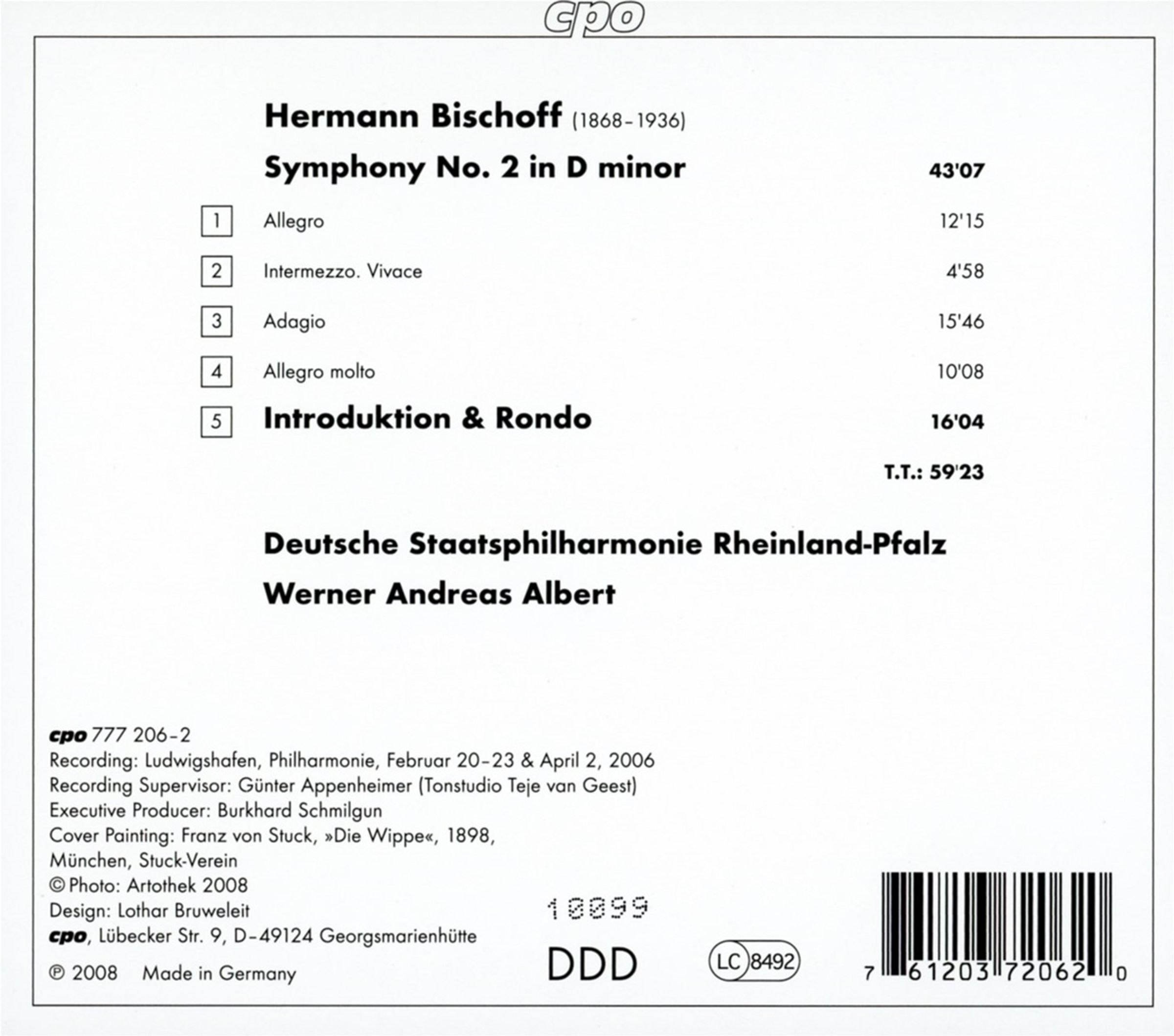 BISCHOFF: Symphony no. 2 - slide-1