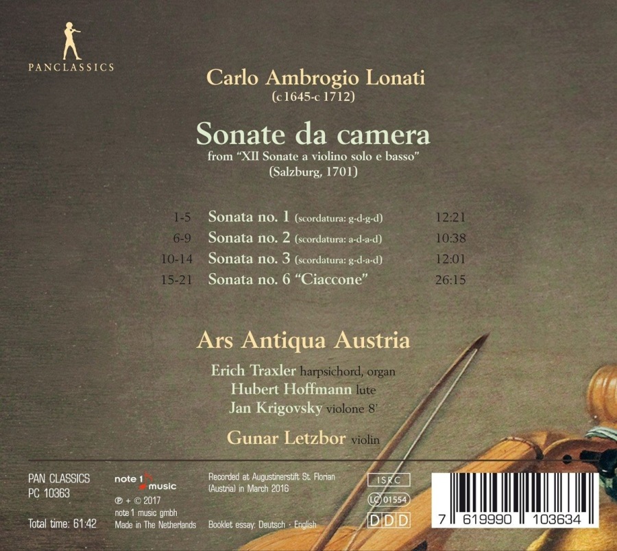 Lonati: Sonate da camera (1701) - slide-1