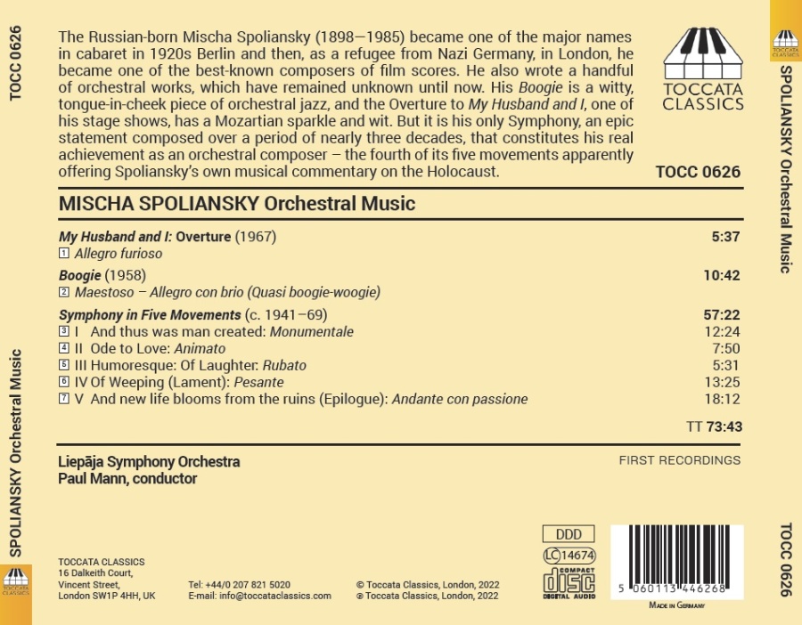 Spoliansky: Orchestral Music - slide-1