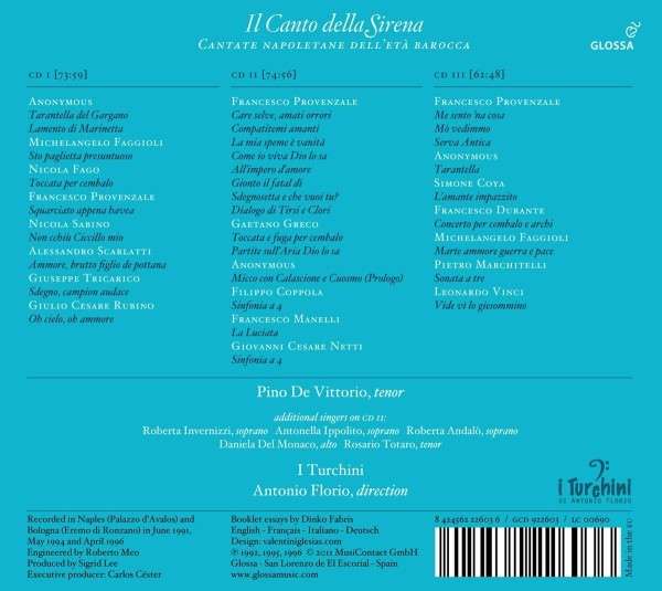 Il Canto della Sirena - Cantate Napoletane dell’ eta barocca: Provenzale, Scarlatti, Durante,… - slide-1