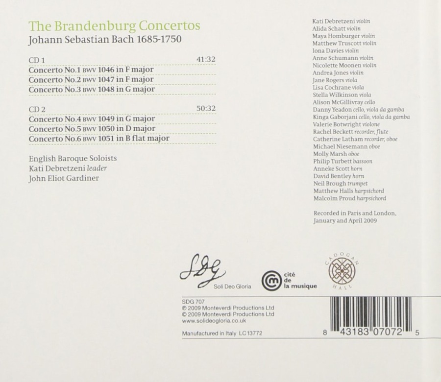 BACH: Brandenburg Concertos - slide-1