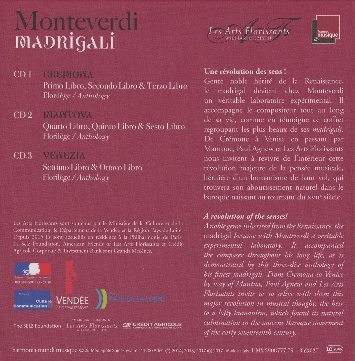 Monteverdi: Madrigals - Mantova, Cremona, Venezia - slide-1
