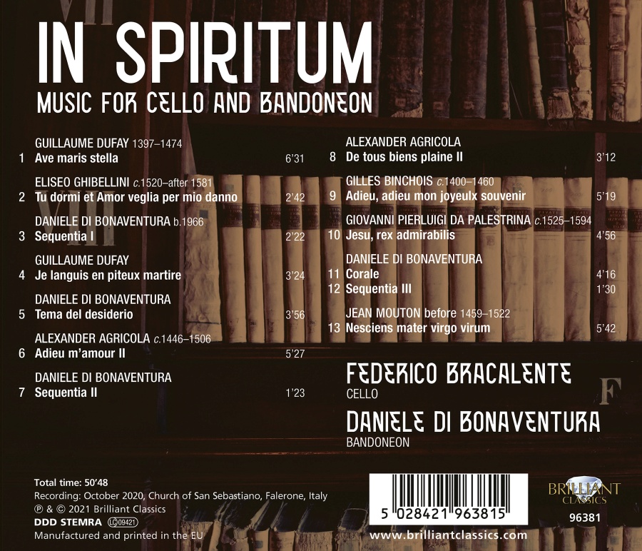 In Spiritum - Music for Cello and Bandoneon - slide-1
