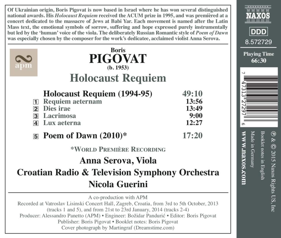 Pigovat: Holocaust Requiem,  Poem of Dawn - slide-1